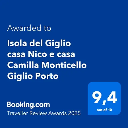 Isola Del Giglio Casa Nico E Casa Camilla Monticello Giglio Porto Apartment Giglio Castello